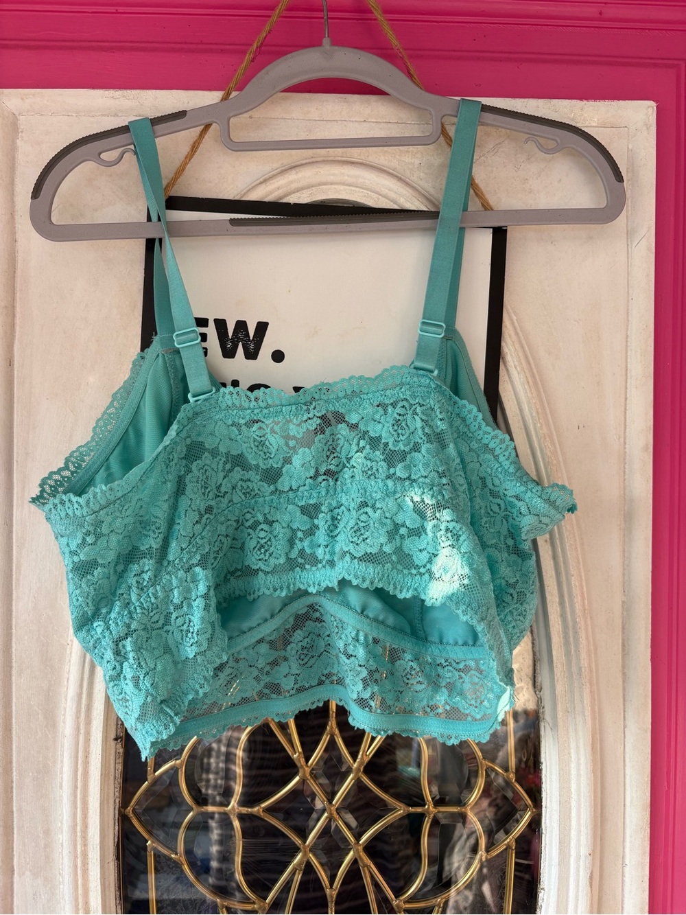 torrid Teal Lace Bralette - Picture 4 of 5